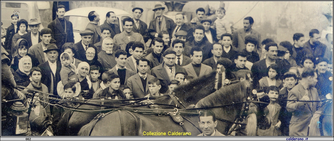 Arrivo della diligenza nel centenario delle poste 1961 - particolare.jpg