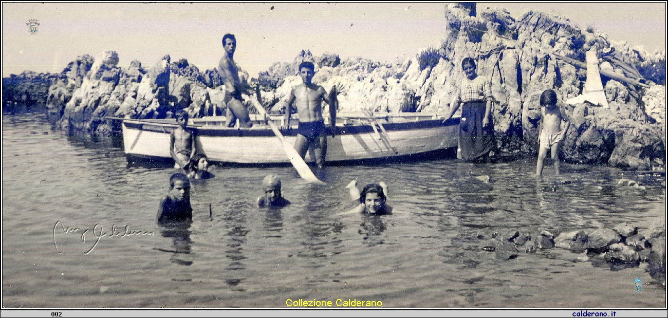 Bagno nel porticciolo alla Secca - 1954.jpg