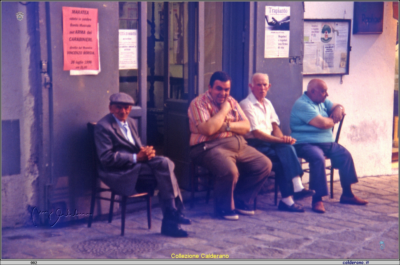 Biagio Limongi Blasu', Tonino Paesano, Limongi e Antonio Sorice Sorantonio - 26 Luglio 1996.jpg