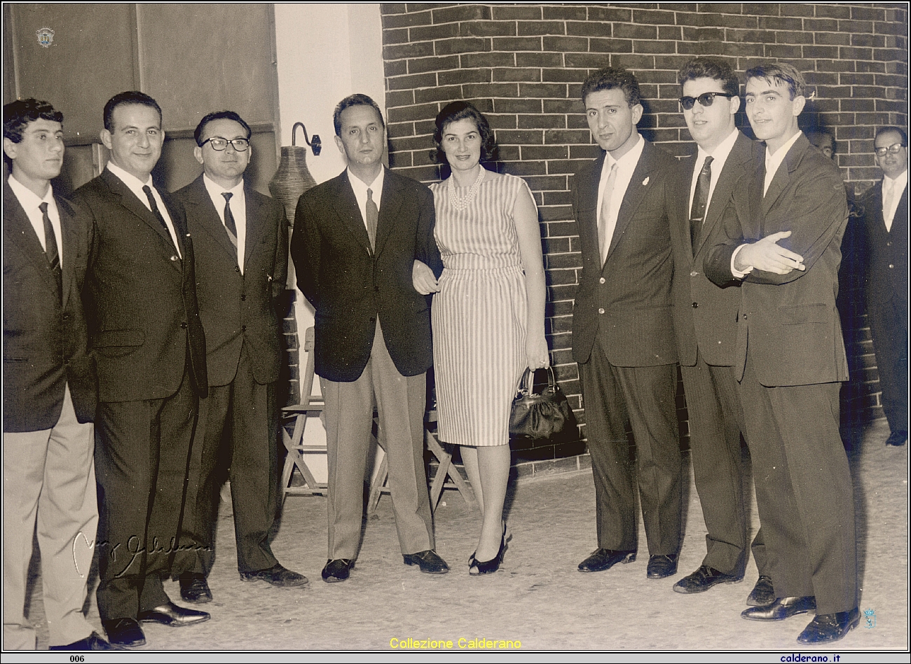 Matrimonio Bianca e Andrea  con Franceschino, Arnaldo, Gioacchino, Pietro Salvadori e Signora, Andrea, Fioravante ed Eugenio.jpg