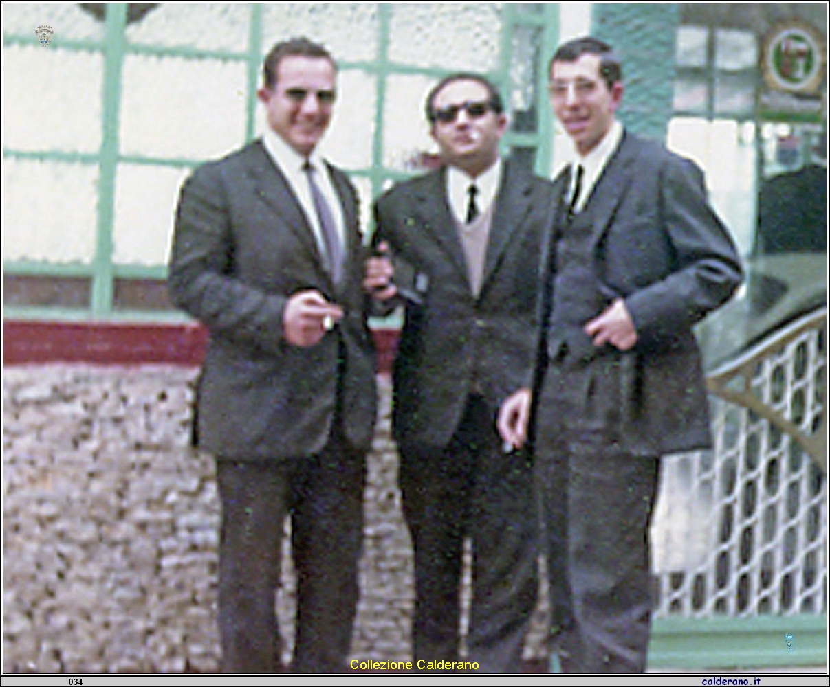 Biasino Junior, Biasino Senior e Ciccillo Colavolpe ad Amalfi - Pasquetta 1967.jpg