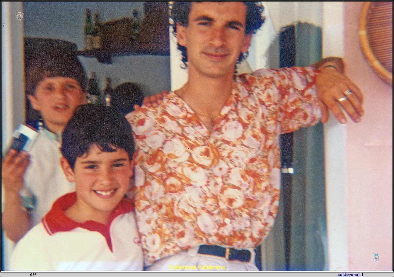 Michele Grassi, Alessandro e Feluccio Avigliano - Giugno 1984.jpg