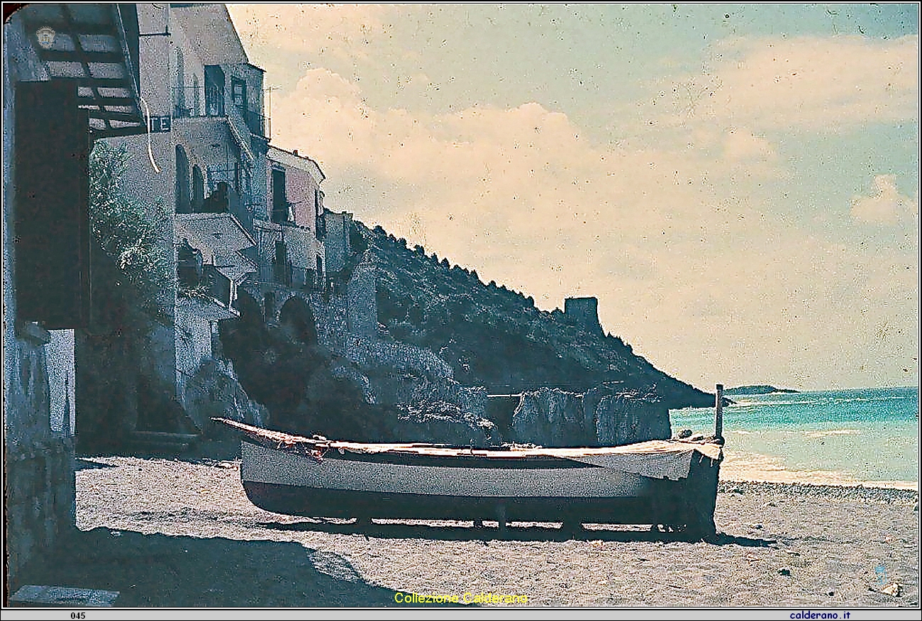 La barca di Umberto Zaccaro Zu'Monicu 1962.JPG