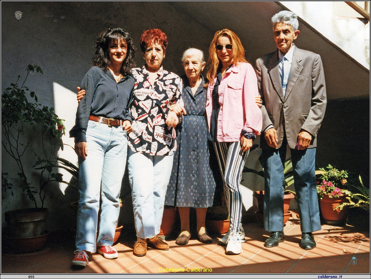 Floriana Liberatore, Pinuccia De Pasquale, Tetella Liberatore, Giusi Glosa e Alfonso Liberatore 31-5-1997.jpeg