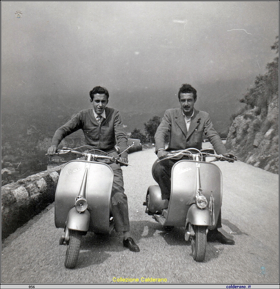 Franco Liberatore e Onofrio Di Dio Castagna in Vespa 28-5-1953.jpeg