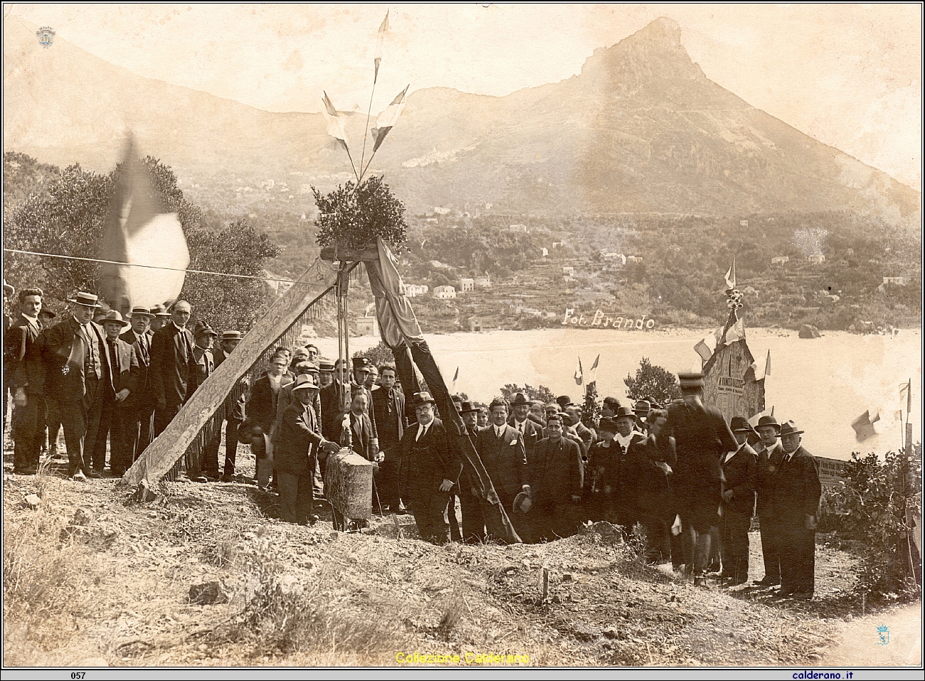 Posa della Prima ed ultima Pietra del Convalescenziario a Fiumicello.jpg