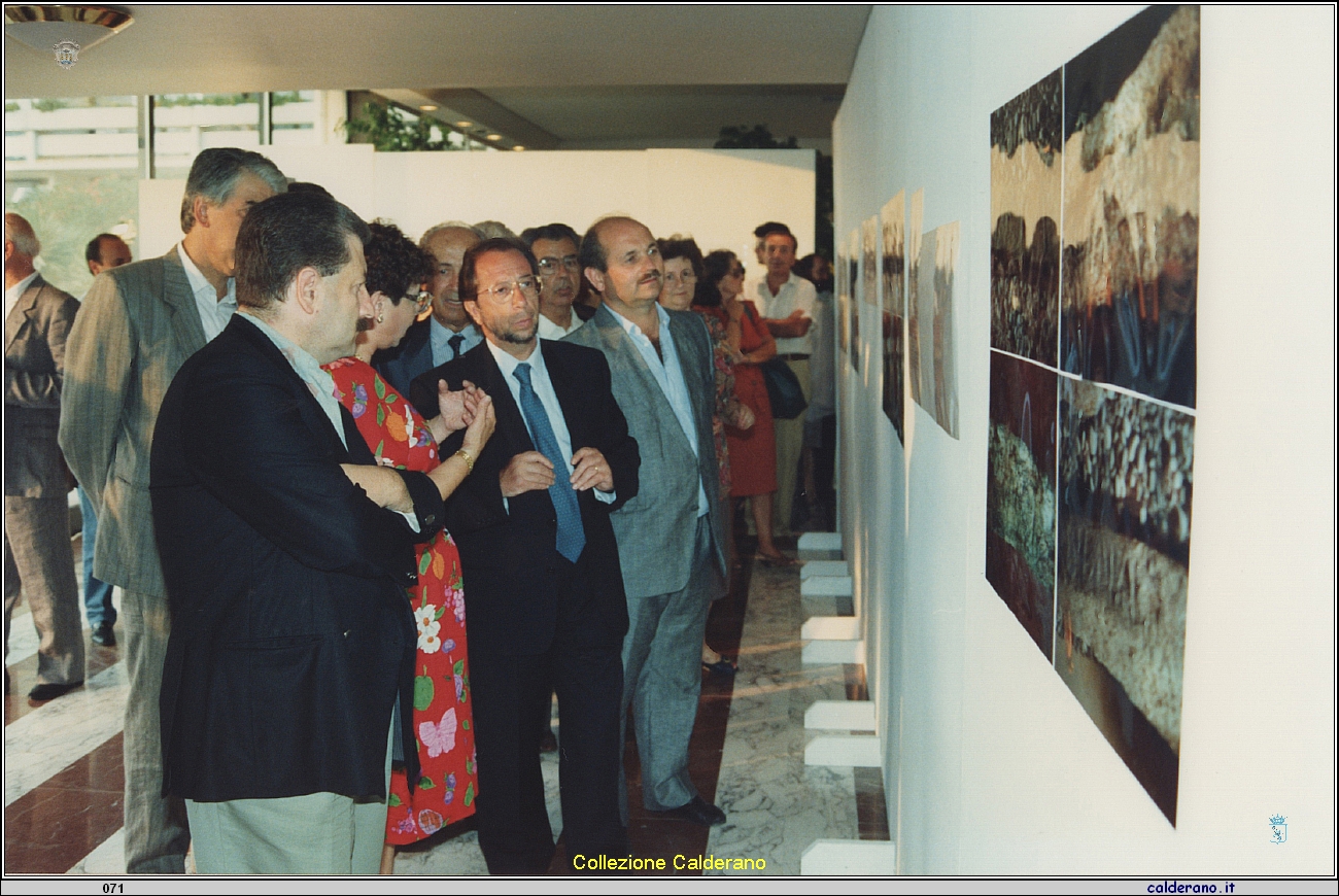 Mario Di Trani, Paola Bottini, Francesco Sisinni e Antonio Brando Mostra Archeologia Subaquea - Ancore 1991.jpeg