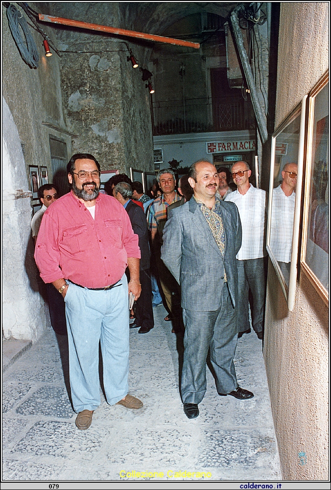 Luigi Memoli e Antonio Brando Sindaco alla Mostra Filo d'Arianna 1992 14.jpeg