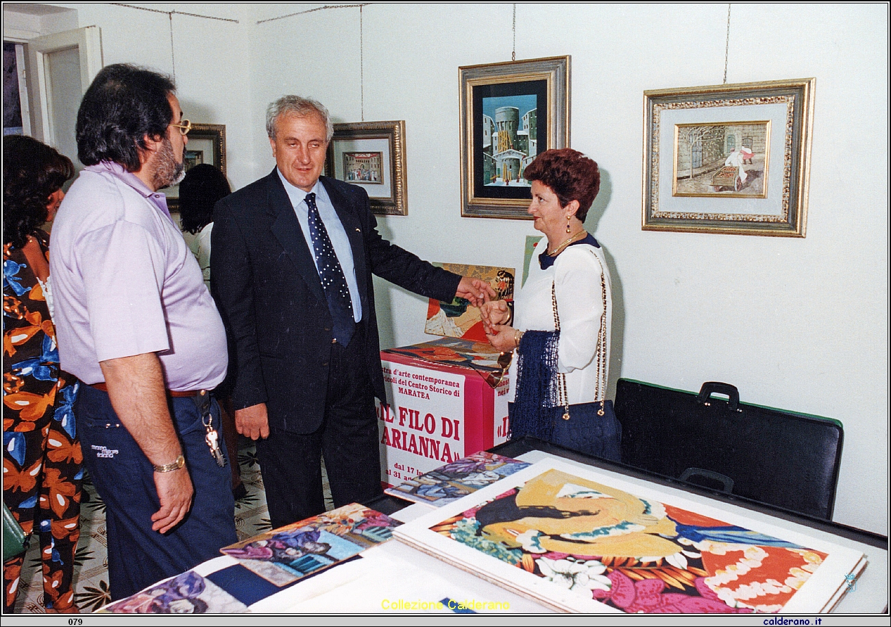 Mostra filo d'Arianna con Luigi Memoli e Giuseppe Della Morte Sindaco agosto 1993 12.jpeg