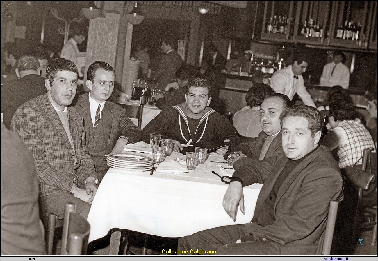 Pierino Limongi, Pasquale Mollica, Francesco Gambardella, Felice Zaccaro e Antonio Cesarino 1969.jpeg