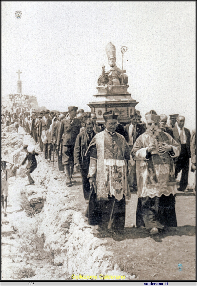 San Biagio va per la terra - la prima volta della Processione alla Croce - 03-05-1941.jpeg