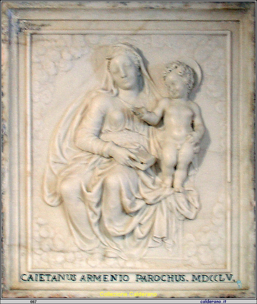 Madonna con Bambino -Sedes Sapientiae- nella Basilica di San Biagio - 1760 .JPG