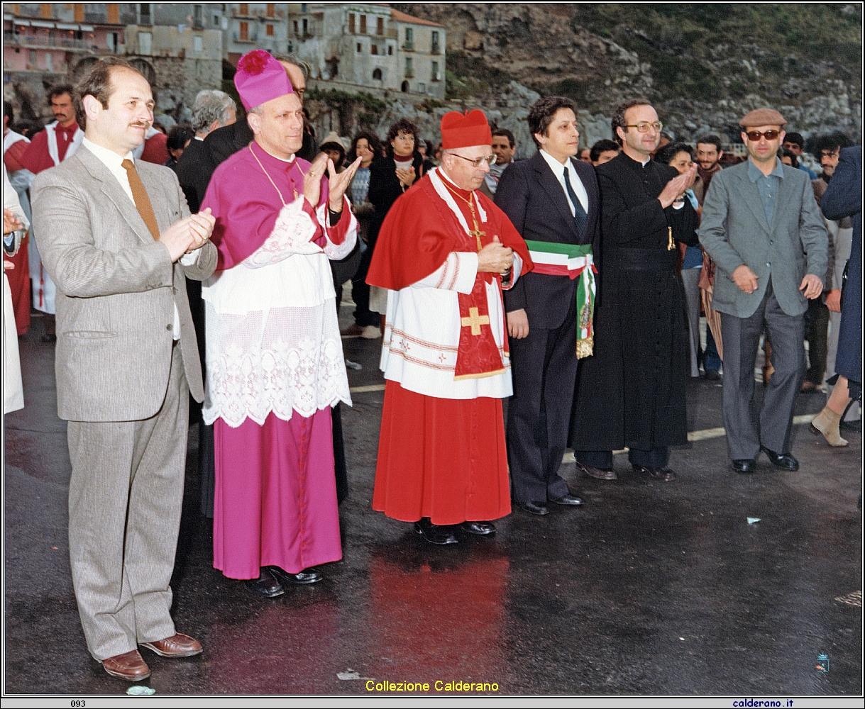 Festa di San Biagio al Porto 1982 con Antonio Brando, il Vecovo Gerardo Pierro, Il Cardinale Ugo Poletti, Il Sindaco Fernando Sisinni e il Parroco Padre Luigi.jpeg