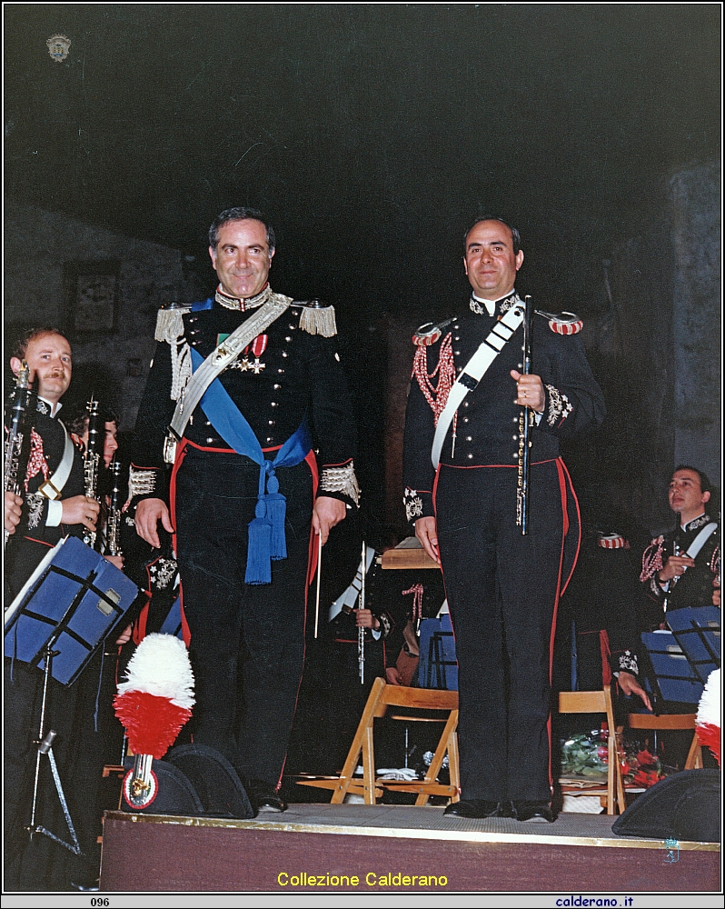 Il Maestro Vincenzo Borgia della Banda Musicale dell'Arma dei Carabinieri e il primo clarino.jpeg
