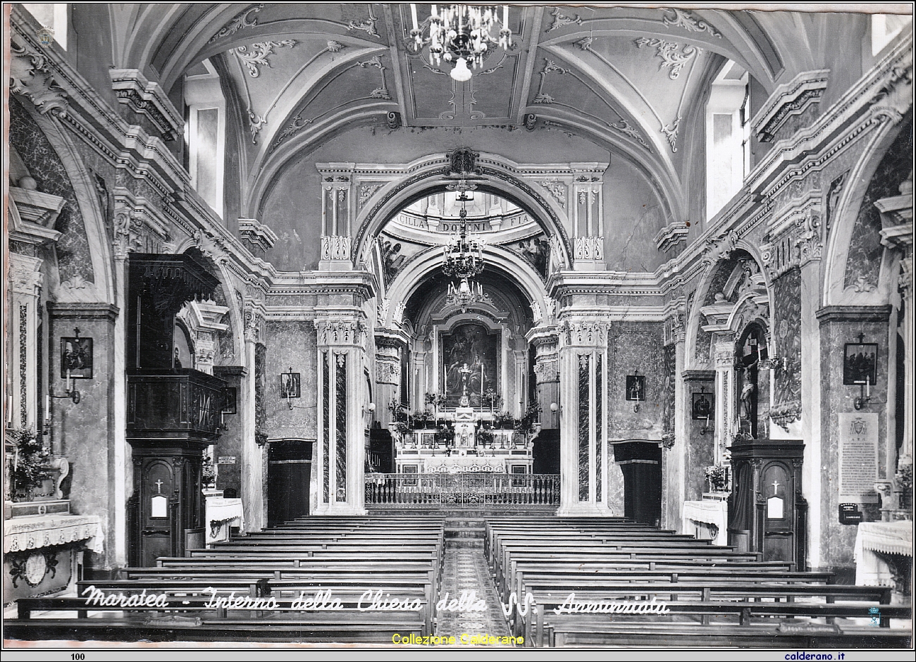 Cartolina - Interno della Chiesa della SS. Annunziata -.jpeg