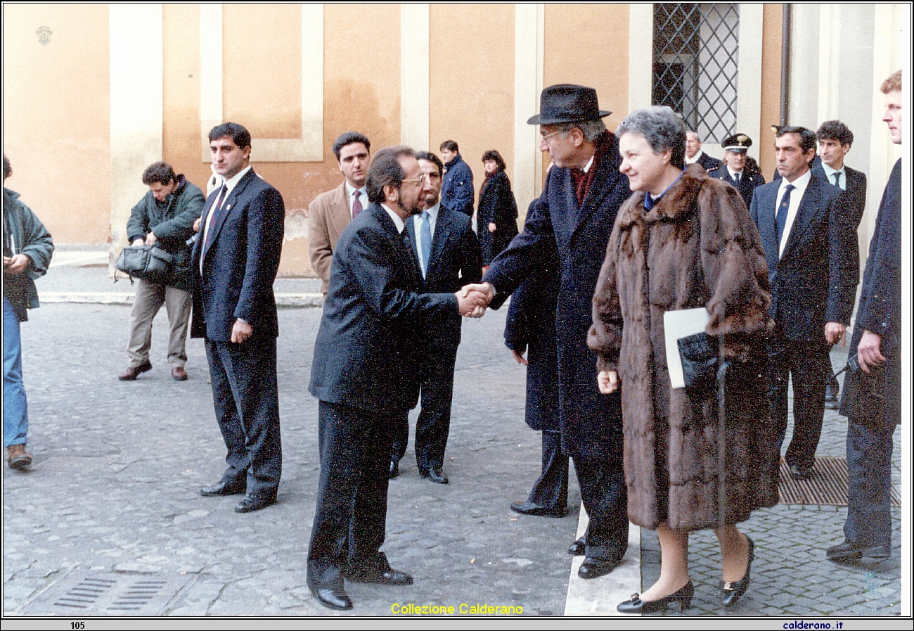 Francesco Sisinni con il Presidente della Repubblica Francesco Cossiga  .jpeg