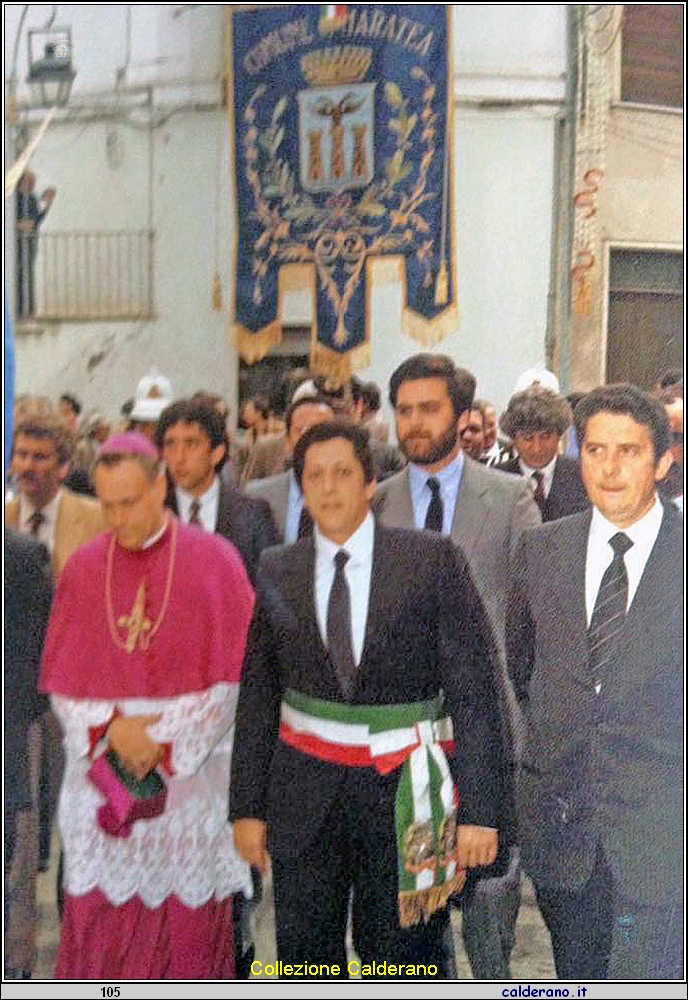 S.E. il Vescovo Pierro, Fernando Sisinni, Tonino Manzella e Biagio Longo.jpg