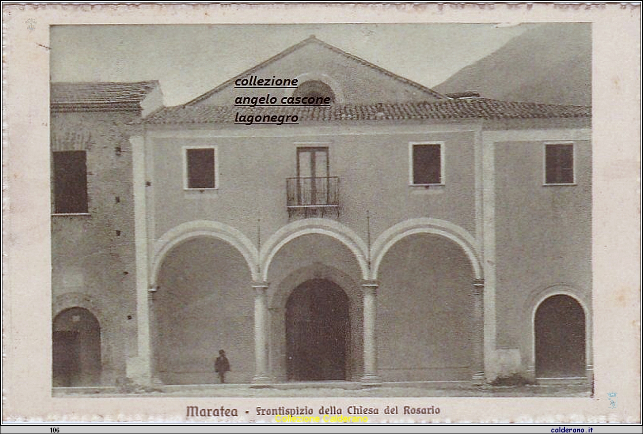 Cartolina - Frontespizio della Chiesa del Rosario - 1922 Ed. Ditta Garoni - Piacenza .jpg