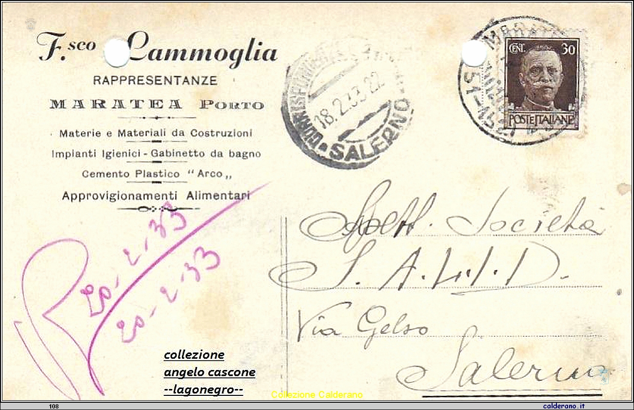 Cartolina - di Francesco Lammoglia 1933 .jpg