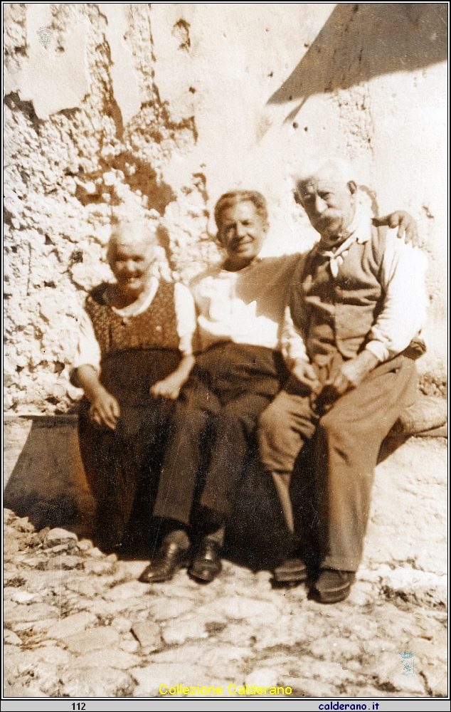 Emilia Giglio, Alberto e Biagio Calderano - Agosto 1958.jpeg