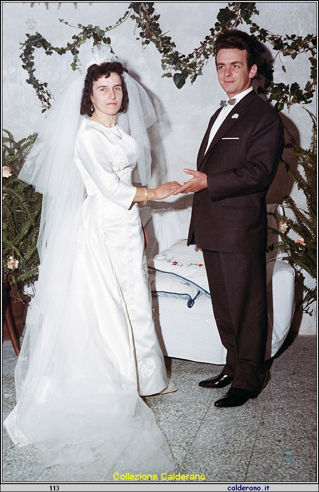 Sposi Franca Colamarco e Gaetano Glosa 30-1-1966.jpeg