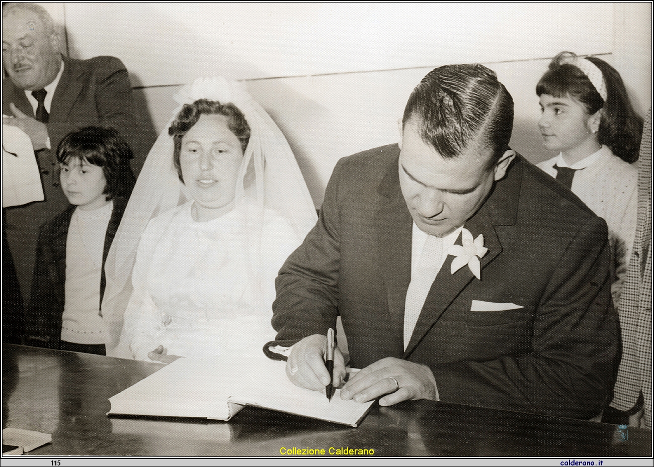 Matrimonio di Raffaella e Iginio Pitotti a Pompei 11 Aprile 1964.jpeg