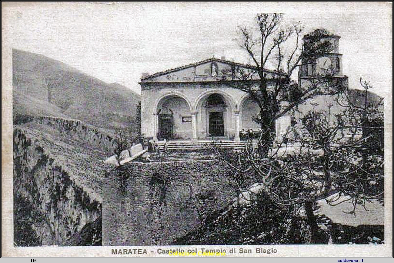 Cartolina - Castello col Tempio di San Biagio .jpg