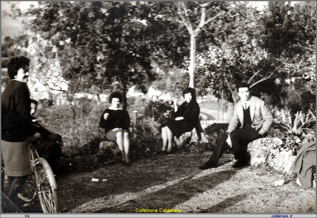 Silvana Colavolpe, Carmelina Mazzeo, Liliana Colavolpe e Andrea Scoppetta nella Villa.jpeg