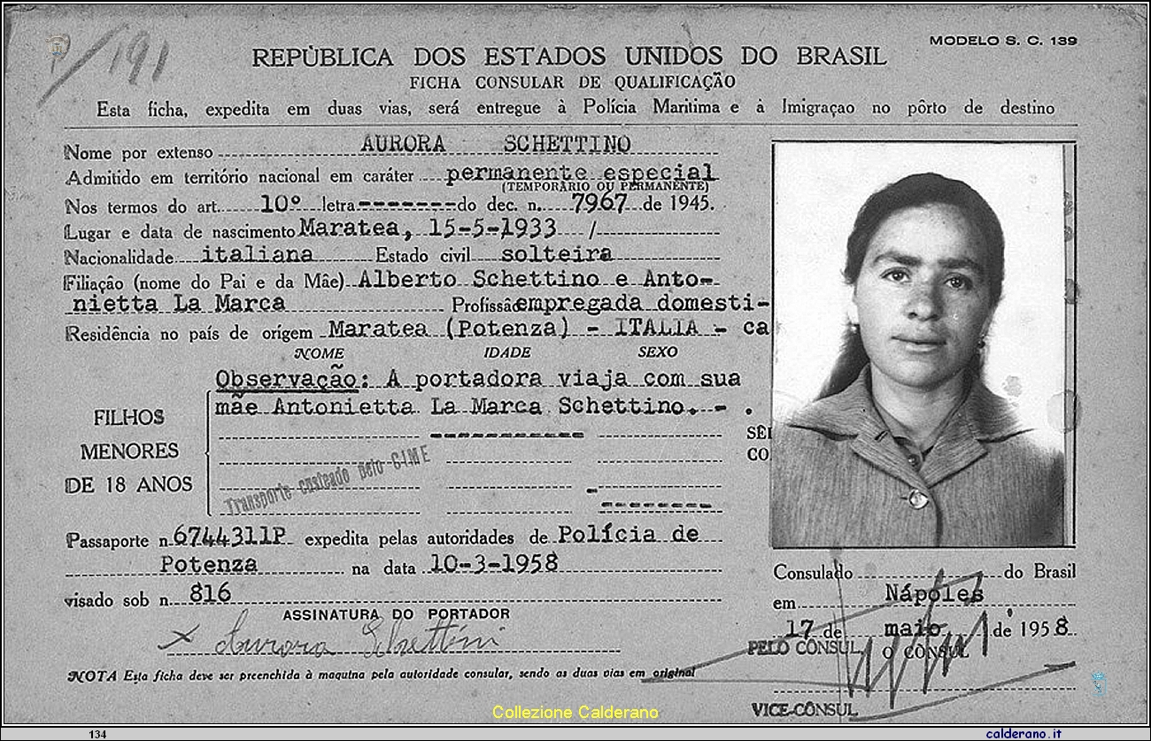 Scheda di Immigrato in Brasile di Aurora Schettino.jpg