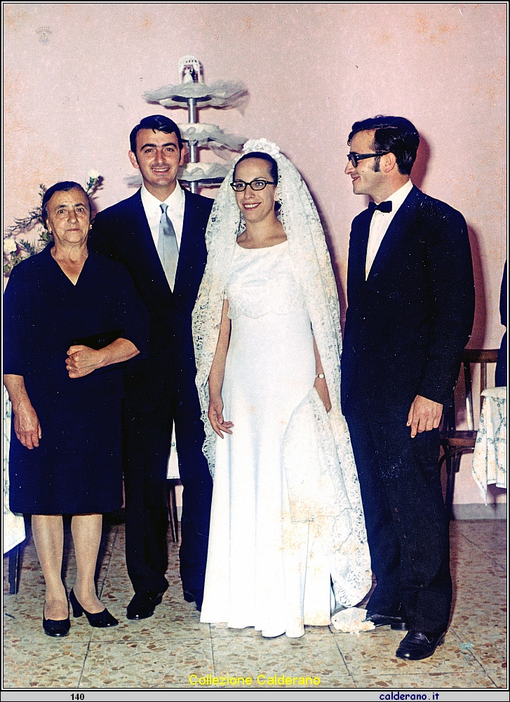 Matrimonio di Eugenio e Maria Emilia - Assunta Mazzilli, Eugenio, Maria Emilia e Biagio De Rosa.jpg