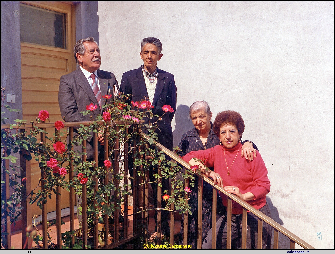 Papa', Alfonso e Tetella Liberatore e Pinuccia De Pasquale Maggio 1990.jpg