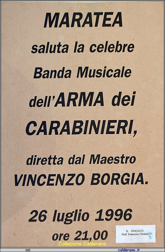Manifesto per la Banda Musicale dei Carabinieri.jpg