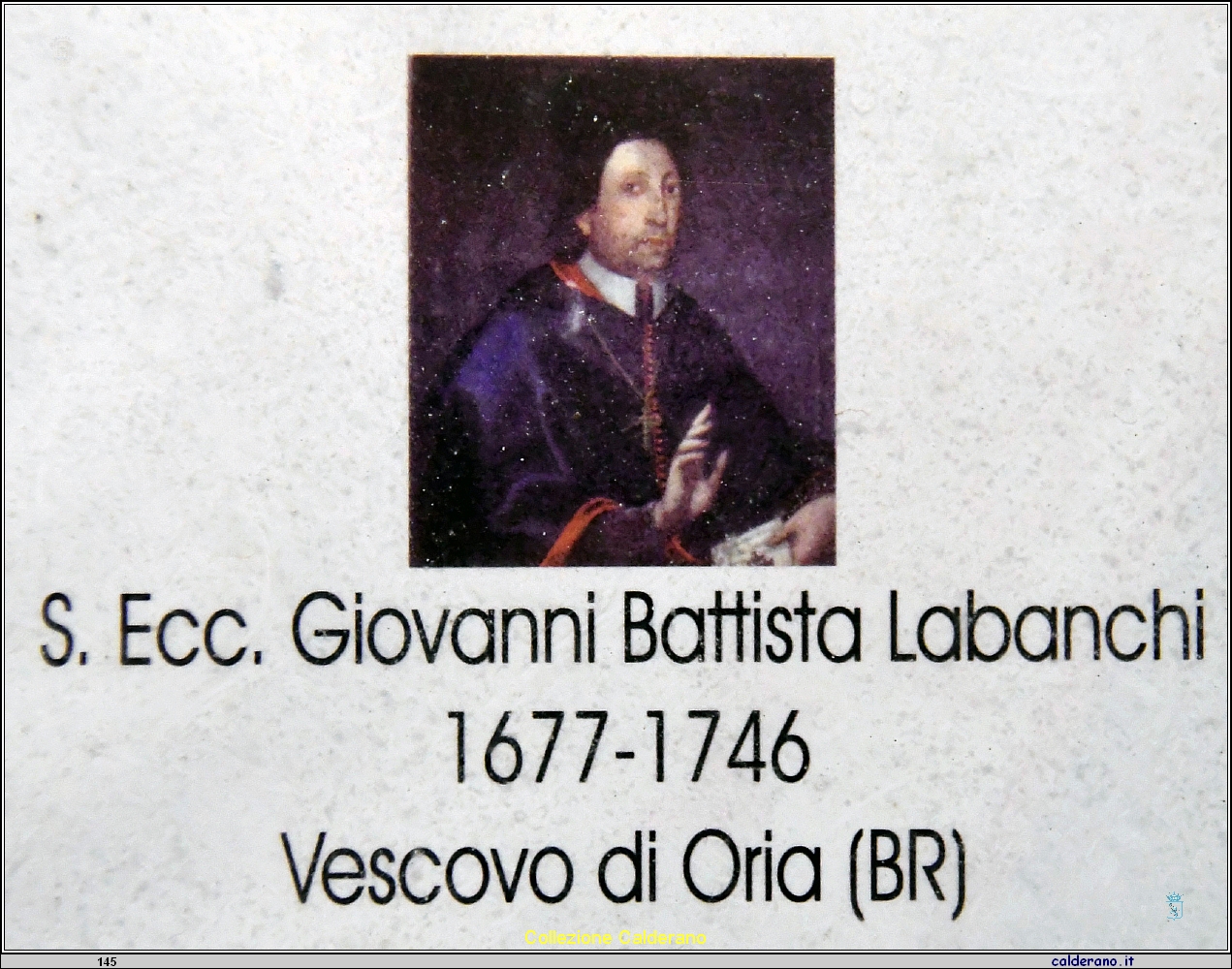 S.E. Giovanni Battista Labanchi, Vescovo di Oria.jpg