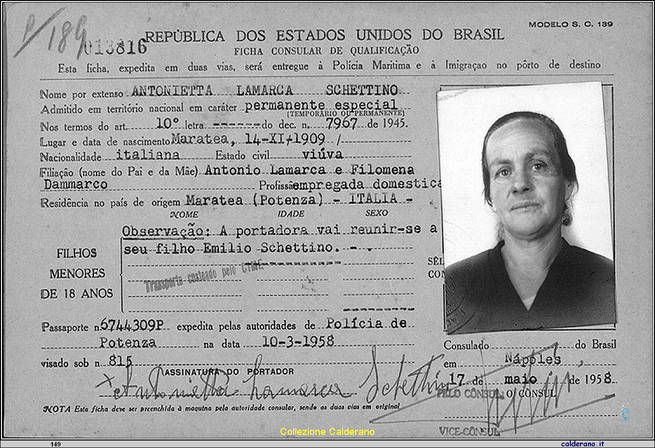 Antonietta Lamarca Schettino emigrata in Brasile.jpg