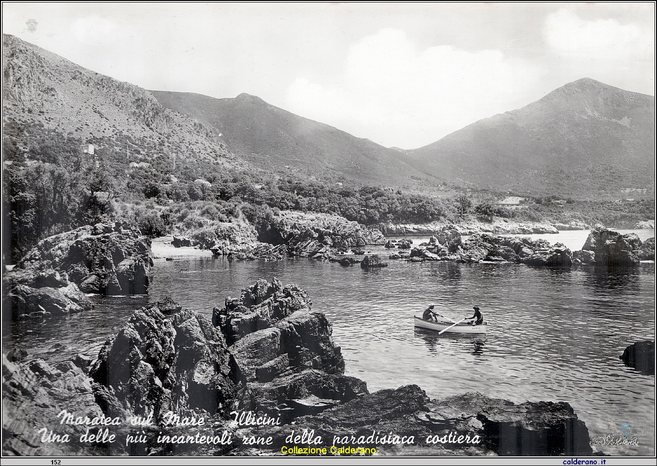Cartolina - Maratea sul mare - Ilicini - Una delle più incantevoli zone della paradisiaca costiera .jpeg