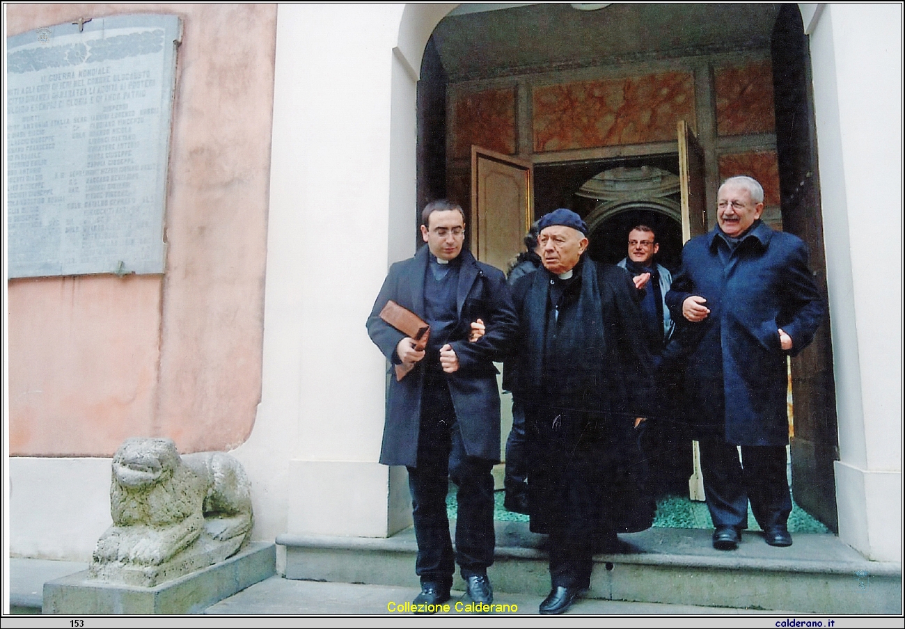 Don Luciano Labanca. S.E. Vescovo Mons. Antonio Cantisani, Don Adelmo Iacovino e Mario Di Trani.jpeg