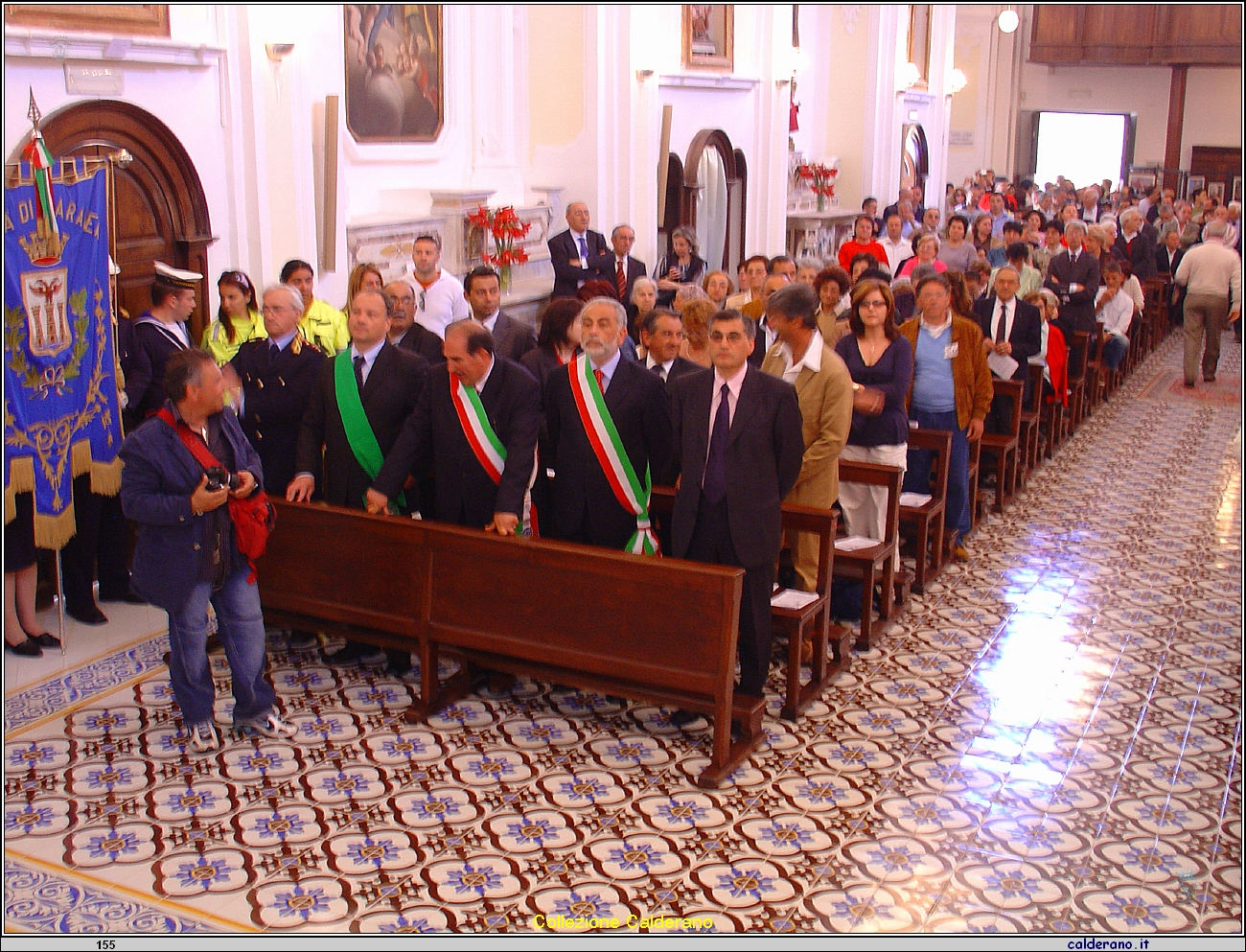 Festa di Sam Biagio - Le Autorita' con il Sindaco Franco Ambrosio - 13 maggio 2006.JPG