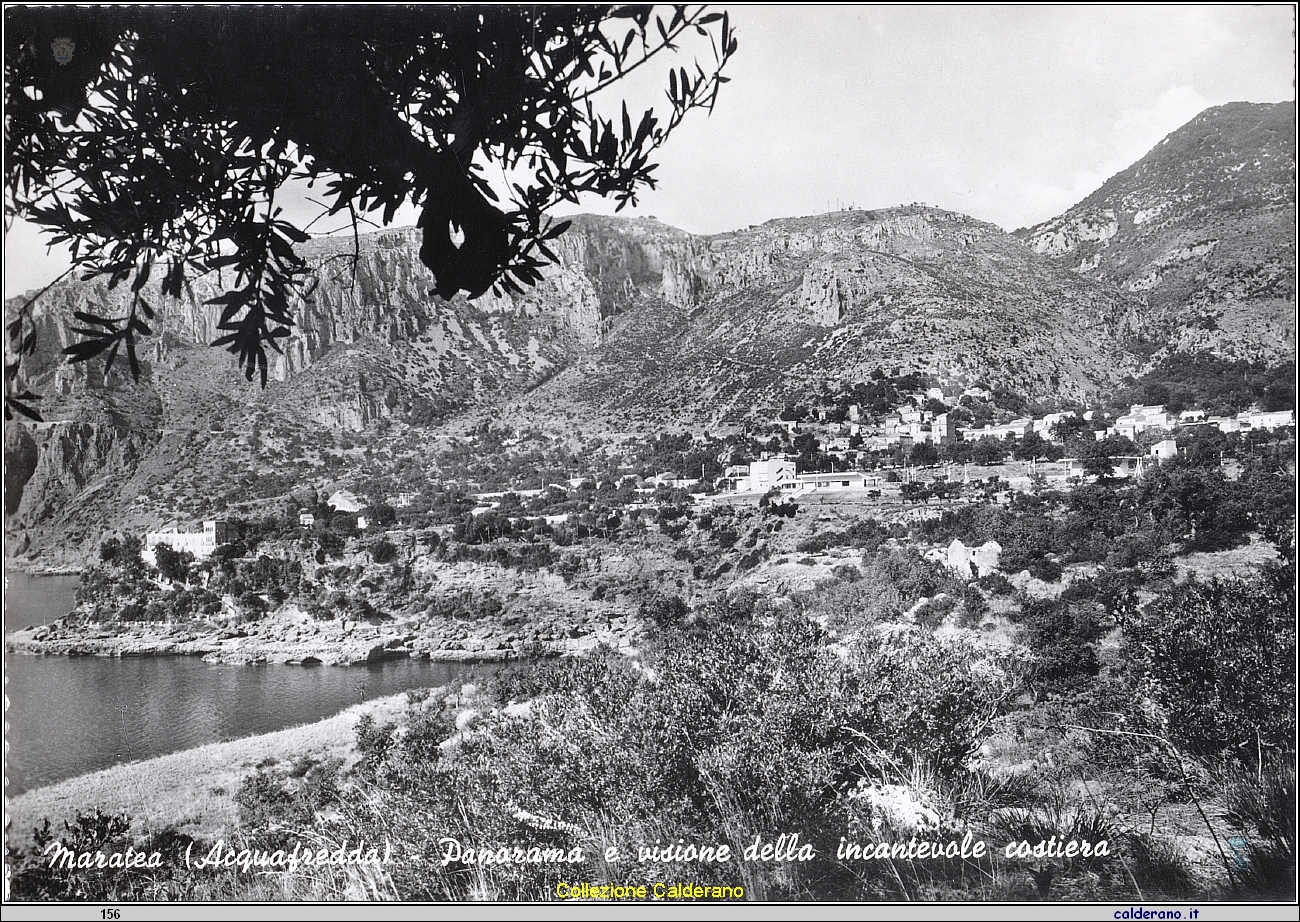 Cartolina - (Acquafredda) - Panorama e visione della incantevole costiera - Edizione Ditta Franc. e Umb. Scoppetta.jpeg