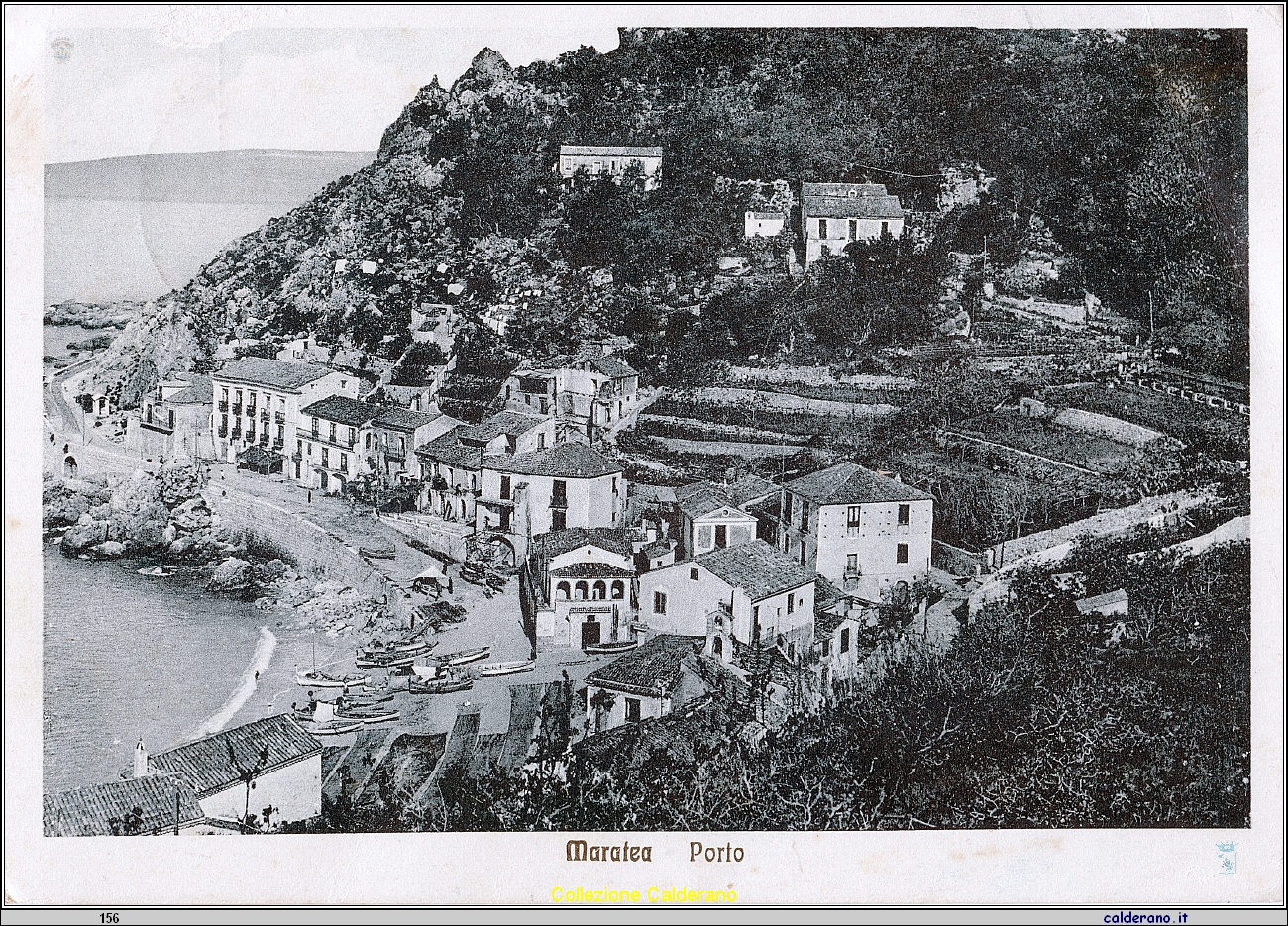 Cartolina - Porto - Antonio Campagna Alfieri - Negoziante Maratea Porto.jpeg