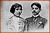 Maria Rita Di Filippo e Gaetano Ciliberti, morto dopo 36 giorni dal matrimonio sull'Isonzo in guerra - 1915.jpg
