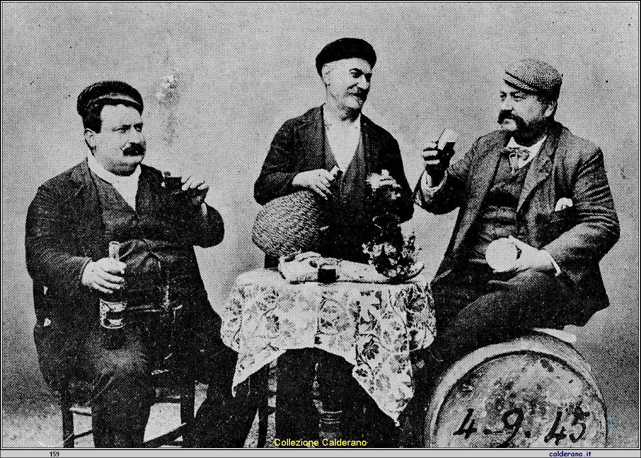 Fortunato Cucurullo, Giuseppe Limongi e Luigi Licciardola vincitori del terno - 1914.jpg