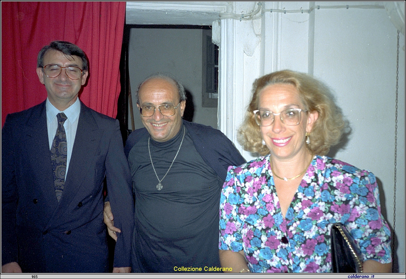 Padre Romualdo con Eugenio De Rosa e Maria Emilia Calderano - 13-09-1991 IMG0076.jpg