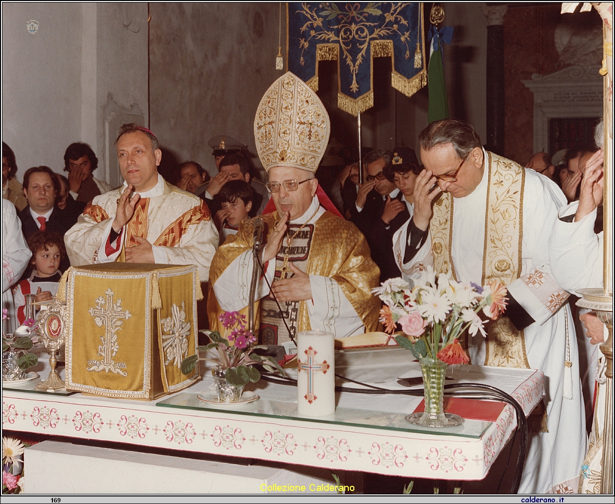 Celebrazione alla Festa di San Biagio con S.E. Vescovo Vincenzo Pierro, S.E  Cardinale Ugo Poletti e Mons. Dante Balboni 1982 21.jpeg
