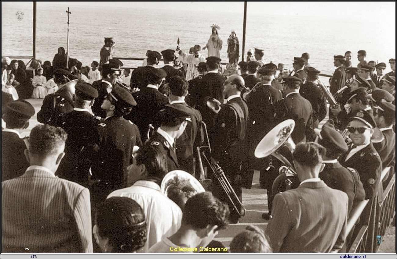 Festa della Madonna di Portosalvo al Porto e benedizione sulla rotonda - giugno 1957.jpg