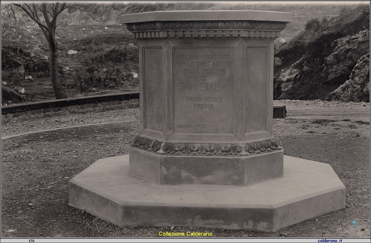 Ceppo di Capo Casale realizzato nel dodicesimo centenario della traslazione delle reliquie di San Biagio da Biagio Vitolo - 1932.jpeg