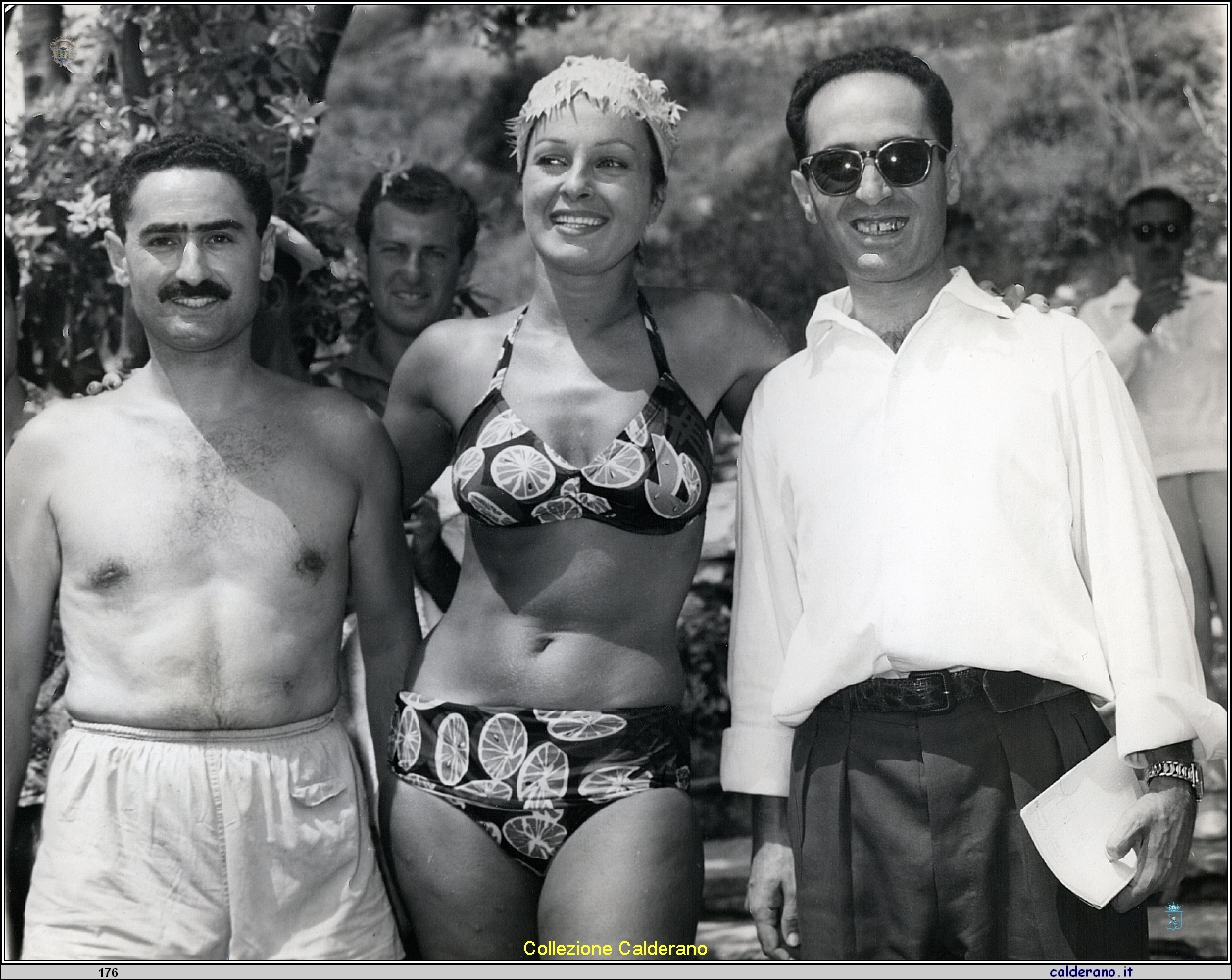Silvana Pampanini con i fratelli Vitolo Gerardo e Biagio - Agosto 1972.jpeg