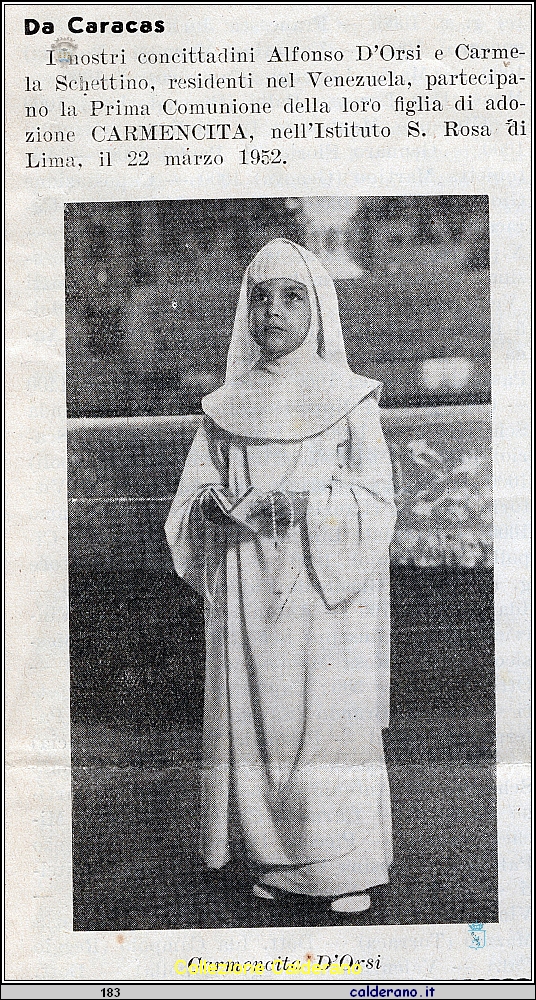 Prima comunione di Carmencita D'Orsi 1952.jpg