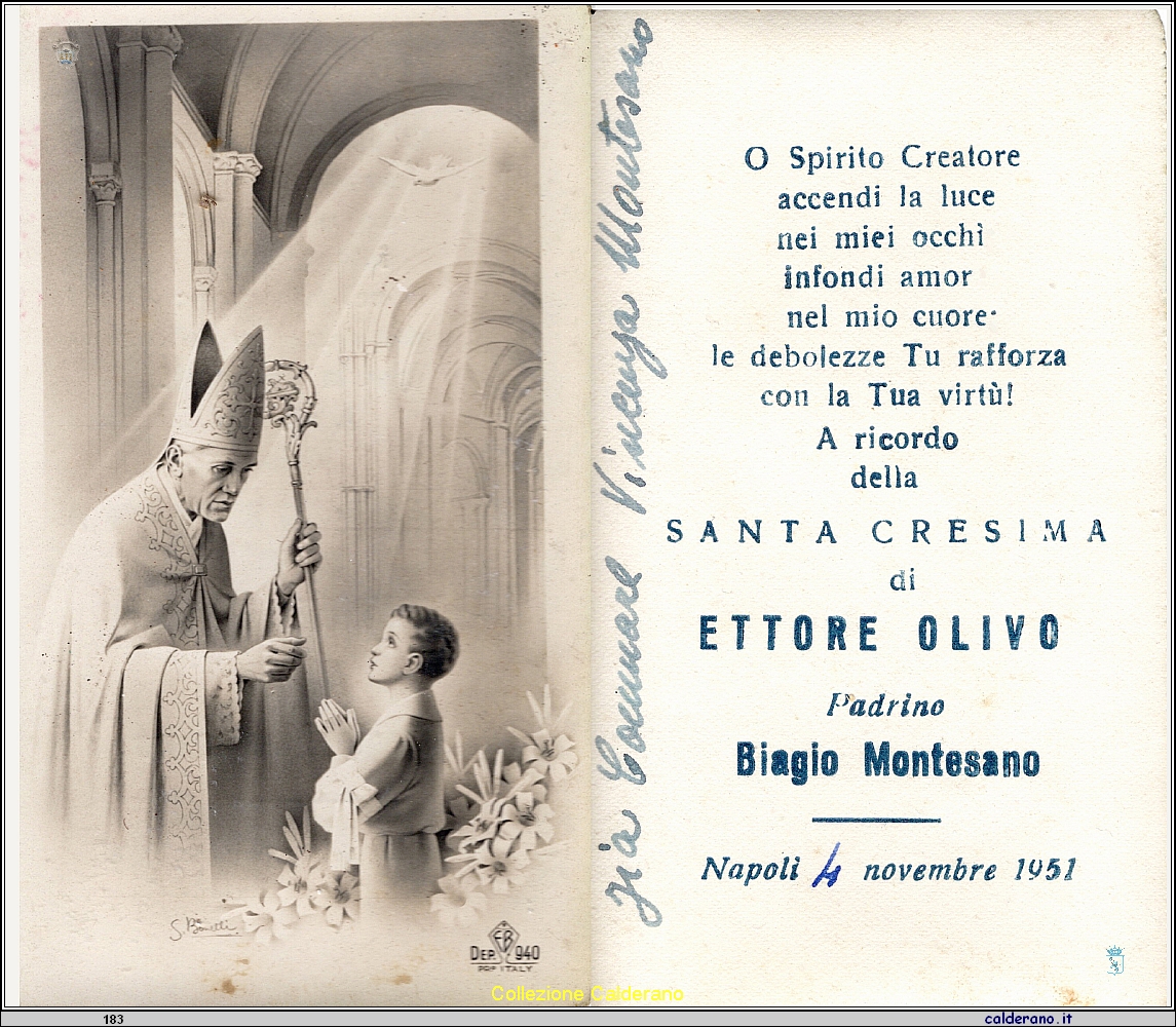 Ricordino della Cresima di Ettore Olivo 04-11-1951.jpg