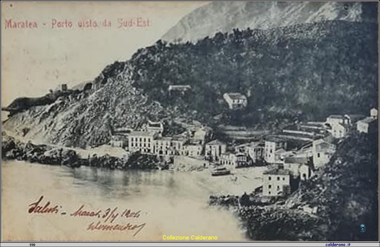 Cartolina - Porto visto da Sud-Est anno 1904 .jpg