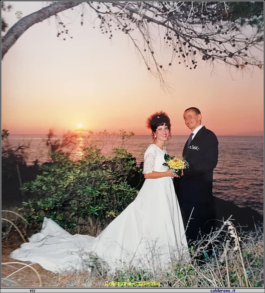 Sposi Giacomina Limongi e Pino Laprea 26-10-1995.jpg